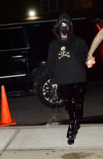 KOURTNEY KARDASHIAN and Travis Barker Night Out in New York 10/16/2021