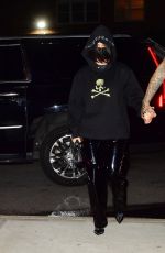 KOURTNEY KARDASHIAN and Travis Barker Night Out in New York 10/16/2021