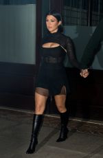 KOURTNEY KARDASHIAN and Travis Barker Out for Dinner in New York 10/14/2021