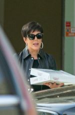 KRIS JENNER at a Studio to plan for Kim