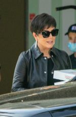 KRIS JENNER at a Studio to plan for Kim
