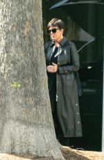 KRIS JENNER at a Studio to plan for Kim