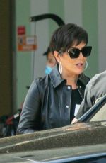 KRIS JENNER at a Studio to plan for Kim