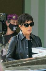 KRIS JENNER at a Studio to plan for Kim