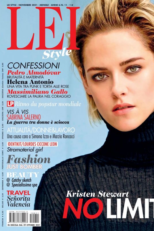 KRISTEN STEWART in Lei Style Magazine, November 2021