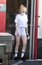 KRISTEN STEWART in Shorts Out in Los Angeles 10/13/2021