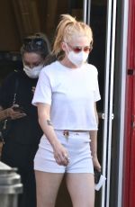 KRISTEN STEWART in Shorts Out in Los Angeles 10/13/2021