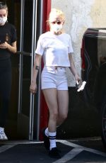 KRISTEN STEWART in Shorts Out in Los Angeles 10/13/2021