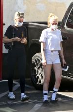 KRISTEN STEWART in Shorts Out in Los Angeles 10/13/2021