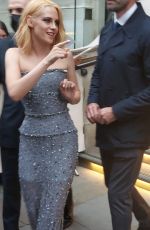 KRISTEN STEWART Leaves Spencer Premiere in London 10/07/2021