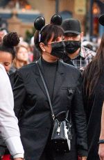 KYLIE and KIRS JENNER at Disneyland in Los Angeles 10/18/2021