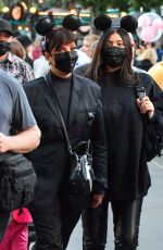 KYLIE and KIRS JENNER at Disneyland in Los Angeles 10/18/2021