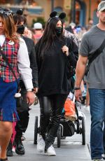 KYLIE and KIRS JENNER at Disneyland in Los Angeles 10/18/2021