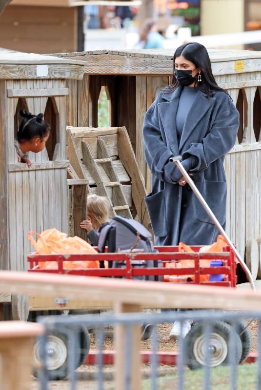 KYLIE JENNER at Underwood Farms in Los Angeles 10/10/2021