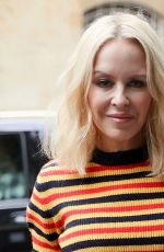 KYLIE MINOGUE Heading to The One Show in London 10/08/2021