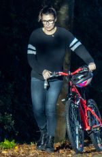 KYM MARSH Pushing a Bicycle Out in Greater Manchester 10/21/2021