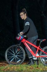 KYM MARSH Pushing a Bicycle Out in Greater Manchester 10/21/2021