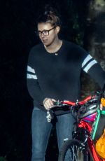 KYM MARSH Pushing a Bicycle Out in Greater Manchester 10/21/2021