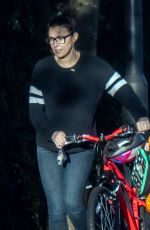 KYM MARSH Pushing a Bicycle Out in Greater Manchester 10/21/2021