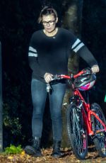 KYM MARSH Pushing a Bicycle Out in Greater Manchester 10/21/2021