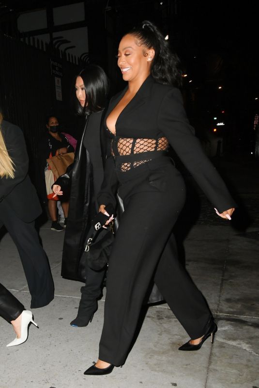 LALA ANTHONY Arrives at SNL Afterparty in New York 10/09/2021