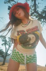 LARSEN THOMPSON at a Photoshoot, October 2021