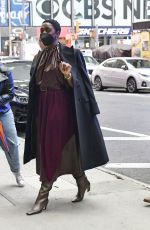LASHANA LYNCH Arrives at ABC Studios to Promotes James Bond: No Time To Die in New York 10/06/2021