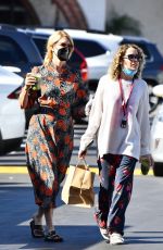 LAURA DERN and JAYA HARPER at Brentwood Country Mart 10/16/2021