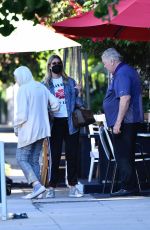 LAURA DERN Out for Lunch with Family in Brentwood 10/27/2021