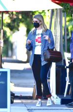 LAURA DERN Out for Lunch with Family in Brentwood 10/27/2021