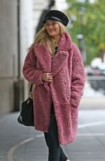 LAURA WHITMORE Arrives at BBC Studios in London 10/24/2021