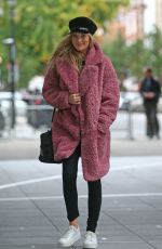 LAURA WHITMORE Arrives at BBC Studios in London 10/24/2021