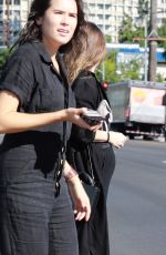 LAUREN PARSEKIAN Out for Lunch with a Friend in Los Feliz 10/29/2021