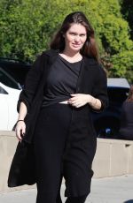 LAUREN PARSEKIAN Out for Lunch with a Friend in Los Feliz 10/29/2021