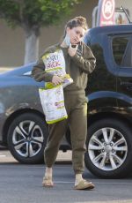 LAUREN PARSEKIAN Out Shopping in Los Feliz 10/18/2021