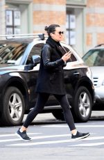 LEA MICHELE Out and About in New York 10/22/2021