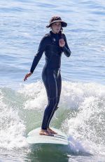 LEIGHTON MEESTER Out Surfing in Malibu 10/21/2021