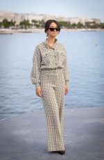 LENA MAHFOUF at a Photocall at 4th Cannes International Series Festival 10/08/2021