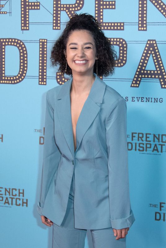 LENA MAHFOUF at The French Dispatch Preview at the UGC Normandie Cinema in Paris 10/24/2021