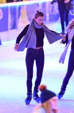 LILA GRACE MOSS and OLIVIA BENTLEY at Natural History Museum Skate Launch in London 10/21/2021
