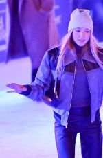 LILA GRACE MOSS and OLIVIA BENTLEY at Natural History Museum Skate Launch in London 10/21/2021