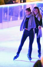 LILA GRACE MOSS and OLIVIA BENTLEY at Natural History Museum Skate Launch in London 10/21/2021