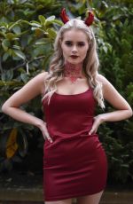 LILLY-SUE MCFADDEN Heading to a Halloween Party in Alderley Edge 10/28/2021