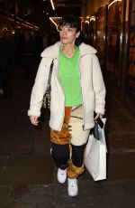 LILY ALEN Leaves Noel Coward Theatre in London 10/14/2021