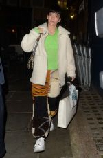 LILY ALEN Leaves Noel Coward Theatre in London 10/14/2021