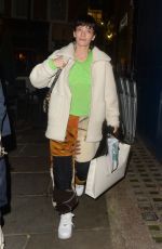 LILY ALEN Leaves Noel Coward Theatre in London 10/14/2021