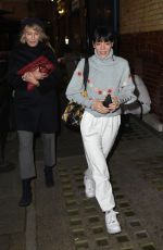 LILY ALLEN Leaves 2:22 A Ghost Story at Noel Coward Theatre in London 10/12/2021