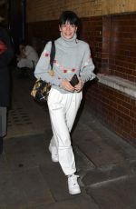 LILY ALLEN Leaves 2:22 A Ghost Story at Noel Coward Theatre in London 10/12/2021