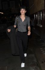 LILY ALLEN Leaves Noel Coward Theatre in London 10/07/2021