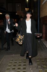LILY ALLEN Leaves Noel Coward Theatre in London 10/15/2021